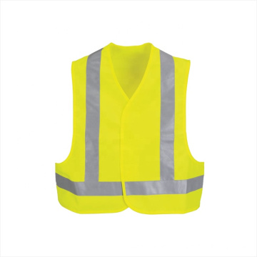 High visibility reflective electronic workwear safety vest